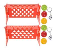 Toyvian 2 Sets Creative Mini Football Field Bird Soccer for Parrots and Birds, Plastic Material Encouraging Pet Exercises and Developing Pet Mind for Exploring and Adventuring Random Color