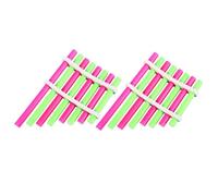 Toyvian 2 Sets DIY Homemade Panpipe Musical Instrument Kit, Student Science Experiment Educational Pan Flute for Stem Learning and Creative Play