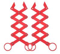 Toyvian 2 Sets DIY Science Project Plastic Telescopic Manipulators Educational Robot Hand Grabber Kit for Stem Learning and School Supply