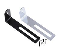 Toyvian 2 Sets Electric Guitar Pickguard Metal Bracket Universal L Shaped Support Compatible for Gibson Mandolin Mounting Stand