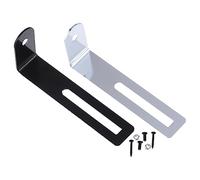 Toyvian 2 Sets Electric Guitar Pickguard Mounting Bracket Metal Support Universal L Shaped Bracket Compatible for Gibson Mandolin Pickguard Stand
