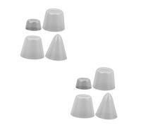 Toyvian 2 Sets Flute Cap Silicone Sleeves for Irish Flute Instrument Practice Supplies and Beginner Use Protects Mouthpiece