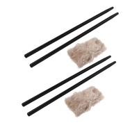 Toyvian 2 Sets Junior High Electrostatic Experiment Kit with Friction Electrification Sticks and Random Fur for Physics Teaching Aids Stable Performance Science Tools to Random Color