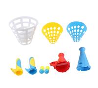 Toyvian 2 Sets Launch Catch Ball Kit Plastic Catapult for Outdoor Garden Games Includes Small and Large Ball Launchers Safe and Lightweight for Backyard Beach Pool Play Enhances