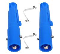 Toyvian 2 Sets Mop Handle Quick Connector Mop Handle Connector Part 5.11x1.10x1.10 in Plastic Snap Lock Adapter Reinforces Cleaning Tool Longterm Durability Cleaning Brushes