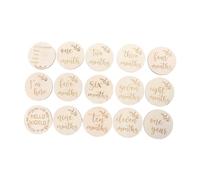 Toyvian 2 Sets Newborn Birth Memorial Cards Birthday Cards for Photo Props for First Year