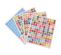 Toyvian 2 Sets Number Stickers Labels for Diamond Art Crafts Item Identification and Storage Box Classification