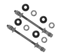Toyvian 2 Sets Rear Wheel Axle for Mountain Bike Durable Replacement with Ball Bearings Easy Installation Dust Protection Smooth Riding Bike Repair Accessories