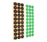 Toyvian 2 Sheets Black Felt Dot Stickers for Snooker and Pool Tables, 38mm Cloth Billiard Table Marking Spots with Easy Application for Precise Ball Positioning, for Club Sessions