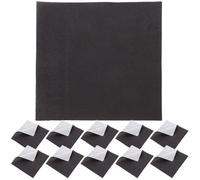 Toyvian 20 Sheets Black Party Napkins Disposable Paper Cocktail Napkins, Double-Layered 6.5x6.5 Inch, for Birthday, Wedding, Party and Special Events
