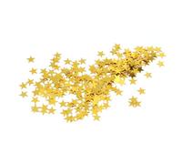 Toyvian 2000pcs Golden Pentagram Confetti for Wedding Party Birthday Table Decoration Safe Long-term Use Sequin Stars Sprinkle Festival Shower Decorative Embellishments
