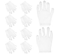 Toyvian 200pcs Anti Static Protective Gloves for PC Building and Laboratories Washable Polyester Knit Gloves Conductive Fiber Enhanced Grip for Professionals and Teams