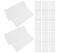 Toyvian 200pcs Flower Wrapping Paper Bouquet Wrap Paper 21x14cm White Moisture Resistant for Presents and Delicate Fabrics Packaging and Clothing Storage