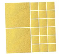 Toyvian 200pcs Gold Aluminum Foil Candy Wrapping Paper Reusable Food Grade Wrappers for Chocolate Packaging Moisture Resistant and Easy Seal for Homemade Sweets and Party Treats