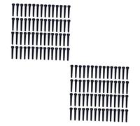 Toyvian 200pcs Guitar Accessories Ballad Acoustic Guitar Tuning Pegs String Pegs Bridge Pins