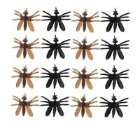 Toyvian 200Pcs Miniature Insect Figurines for Party Fun Playful Prank Collectible Insect Jokes for Halloween and Events