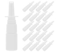 Toyvian 200pcs Nasal Spray Mist Bottles: 10ml Portable Empty Refillable Fine Mist Spray Bottle Small Plastic Container for Travel Essential Oils, White