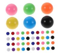 Toyvian 200PCS Plastic Marbles for Chinese Checkers Educational Counting and Color Sorting Game Accessories for Family Fun Party Favor