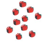 Toyvian 200pcs Polymer Clay Loose Beads Red Fruit Design for DIY Jewelry Projects, Handcrafting and Decorative Bracelet Making Accessories for Anklets and Earrings