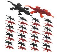 Toyvian 200pcs Realistic PVC Lizard for Educational Early Learning Reptile Figures with Authentic Texture Halloween Prank Props Party Favors Classroom Science Tools