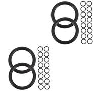 Toyvian 200pcs Rubber Seal Gaskets for Guitar Knobs and Accessories Anti- o Shape for Electric Guitar Use Convenient Replacement for Musicians Rubber Pads