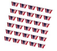Toyvian 200pcs Small Union Jack Paper Cupcake Liners Baking Cups Muffin Cases for Party Birthday Christmas Baking