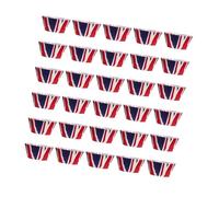 Toyvian 200pcs Union Jack Paper Cupcake Cases Disposable Baking Cups Party Muffin Liners for Christmas and Holiday Desserts