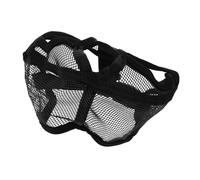 Toyvian 20kg French Bulldog Muzzle Breathable Adjustable Mesh Dog Muzzle for Biting Chewing Training Outdoor Walk Pet Supplies