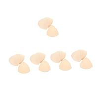 Toyvian 20pairs Removable Sports Pads Inserts Soft Sponge Inserts for Swimwear Yoga and Lingerie Breathable and Wear-Resistant Breast Padding for Natural Shape and Comfort