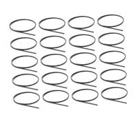 Toyvian 20pcs Abs Guitar Purfling Inlay Binding Strips 1650x6x1.5mm Black Edge Trim for Classical Guitar and Ukulele Accessories