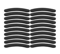 Toyvian 20pcs Ankle Protector Cushion Inserts Adhesive Foam Pads for Boots Self-adhesive Installation Eva Material Ankle Bone Protection Black Ski Boots for Skiing and Winter Sports