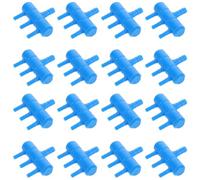Toyvian 20pcs Aquarium Air Pump Splitter Fish Tank Oxygen Flow Distributor for Tubing Plastic Air Line Connector Lever Valve for Aquarium Accessories