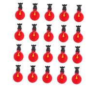 Toyvian 20pcs Automatic Poultry Drinking Water Bowl for Quail Pigeon Chicken Birds Farming Equipment