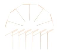 Toyvian 20Pcs Bamboo Dragonfly Flying for Lightweight Hand Helicopter Flyers Use Outdoor Sports Natural Wood Material Party Favors and Active Play