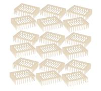 Toyvian 20Pcs Beekeeping Queen Cage Kit Durable Plastic Bee Rearing Box with Optimal Ventilation for Isolation Transport Essential Beekeepers Accessories for Hive Management