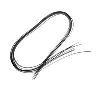 Toyvian 20pcs Black Abs Plastic Guitar Binding Strips 1650x6x1.5mm Acoustic Classical Guitar Purfling Inlay Edging for Body Decor