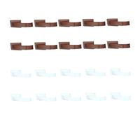 Toyvian 20pcs Boy Girl Invisible Locks to Prevent Pinching Easy Installation for Cabinets and Furniture for Babyproofing Home
