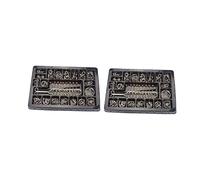 Toyvian 20pcs Chinese Ring Puzzle Metal Brain Teaser Nine Ring Buckle Educational Toys for Boys and Girls and Adults Logic Puzzle IQ Game Toy