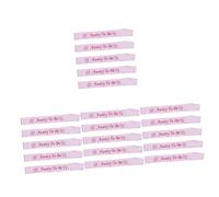 Toyvian 20pcs Countdown Hello Girl Shower Gifts Girl Shower Sign Birthday Sash Etiquette Belt Party Etiquette Bands Belt Birthday Decoration Party Sashes