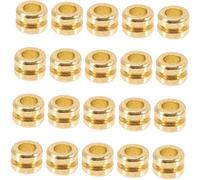 Toyvian 20pcs Durable Guitar String Beads Metal String Beads for Acoustic Classical Guitars Convenient Tension Easy to Use Strong Material