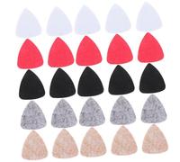 Toyvian 20pcs Felt Plectrums for Electric Guitar Picks Felt Picks for Guitar Plectrum Music Instrument Parts for Acoustic and for Ukulele