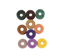 Toyvian 20pcs Felt Washers for Drumming Practice Pad Cymbal Stand Felt Washer Strap Button for Drummers and Musicians during Practice Sessions