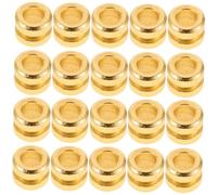 Toyvian 20pcs Folk Guitar String Beads Replacement for Acoustic Guitar Strings Using Metal