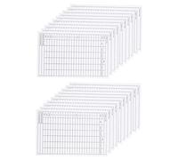 Toyvian 20Pcs Golf Scorecards Coated Paper Score Recording Cards with Double Sided Printing for Accurate Courses Essential Golfing Accessories