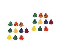 Toyvian 20pcs Guitar Picks Shining Guitar Picks for Bass Ukulele Mandolin Banjo Playing Music