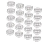 Toyvian 20pcs Hat Inner Support Cap Inserts for Baseball and Duck Caps Lightweight Unisex Hat Holders for Daily Use and Storage Organization