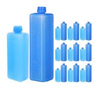 Toyvian 20pcs Ice Packs for Air Conditioner Fan - Reusable Freezer Blocks for Quick Cooling - Freezer Packs for Coolers Home Office Dorm Outdoor (mini+small)
