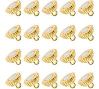 Toyvian 20pcs Jewelry Buckle Magnetic Clasps Connector Metal Simple Elegant Unique Shaped Design Classical Color Easy to Put on Easy to Install for DIY Projects and Graduation Parties