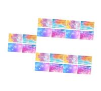 Toyvian 20pcs Kalimba Scale Stickers for Beginners Easy to Remove Decals for Thumb Piano Teaching Accessories Sky Watercolor
