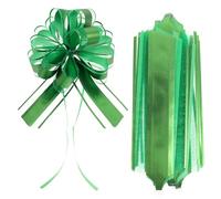 Toyvian 20pcs Matte Pull Bows Decorations: Metallic Ribbon Bows For Weddings Birthdays Baby Showers And Party Decoration - Easy To Assemble And Fade-Resistant
